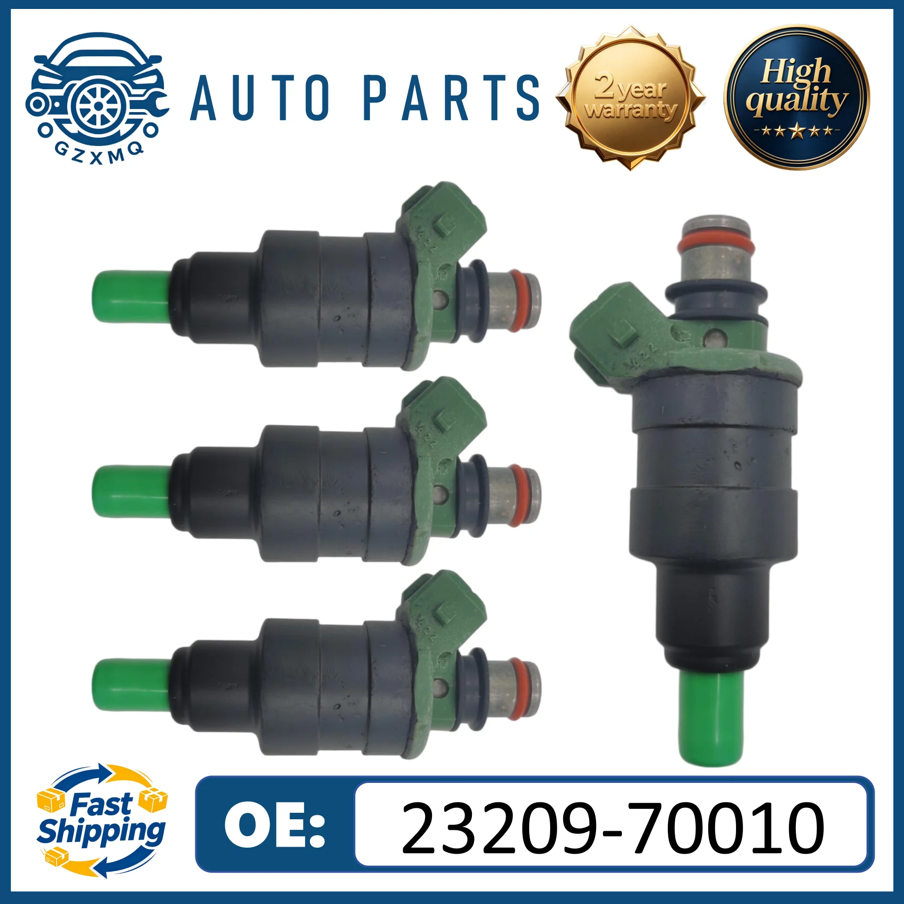 23209-70010 4-Pack Fuel Injectors fits for Toyota Japanese-spec Corolla Supra Mark II Crown 1.6L 4AELU 2.0L 1GEU #23250-70010
23209-70010 4-Pack Fuel Injectors fits for Toyota Japanese-spec Corolla Supra Mark II Crown 1.6L 4AELU 2.0L 1GEU #23250-70010
