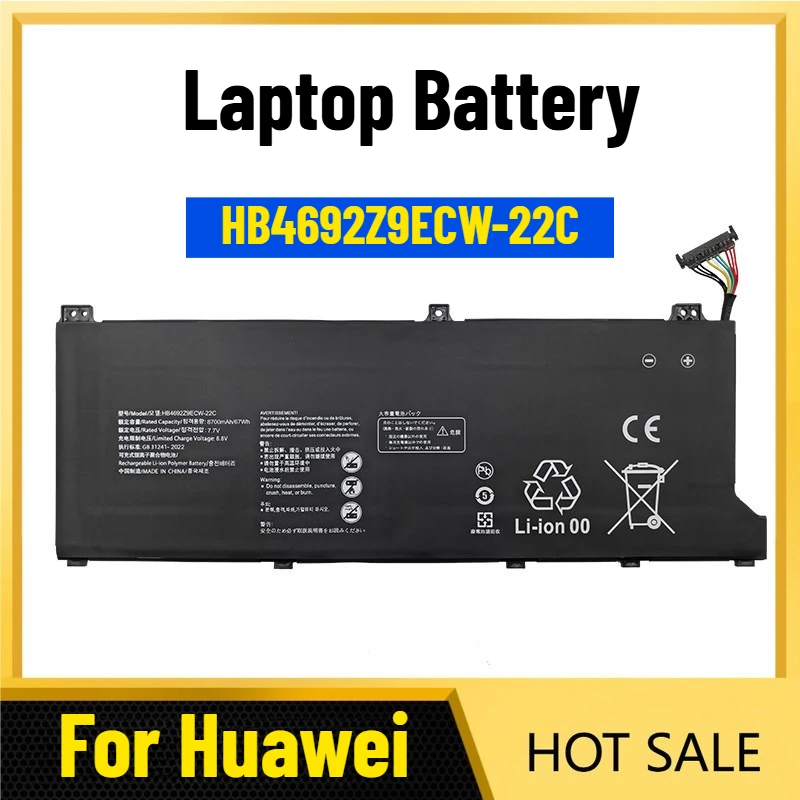 Laptop Battery for Huawei MACH-W29 NbDE-WFH9 WDH9 HB4692Z9ECW-22C
Laptop Battery for Huawei MACH-W29 NbDE-WFH9 WDH9 HB4692Z9ECW-22C