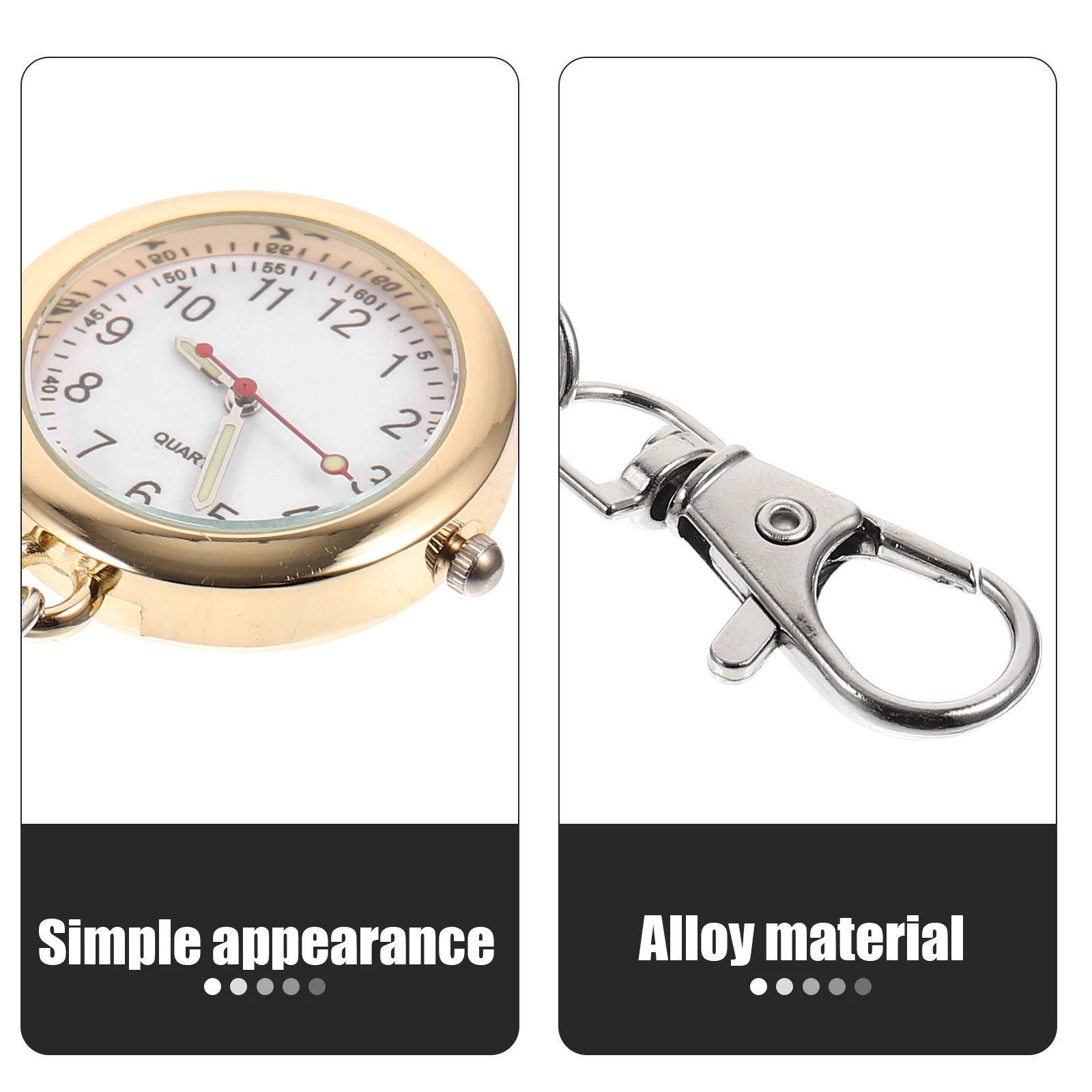 Colorful Hanging Watch Keychain Zinc Alloy Student Digital Nurse Fob Durable Premium Smooth Precise Time Portable Gift Pocket
Colorful Hanging Watch Keychain Zinc Alloy Student Digital Nurse Fob Durable Premium Smooth Precise Time Portable Gift Pocket