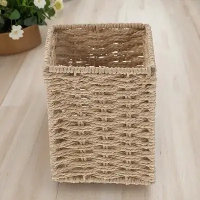 Woven Storage Basket H made Desk ganizer Safe Material Eco Friendly Pen Holder Office Supplies Small Size
Woven Storage Basket H made Desk ganizer Safe Material Eco Friendly Pen Holder Office Supplies Small Size