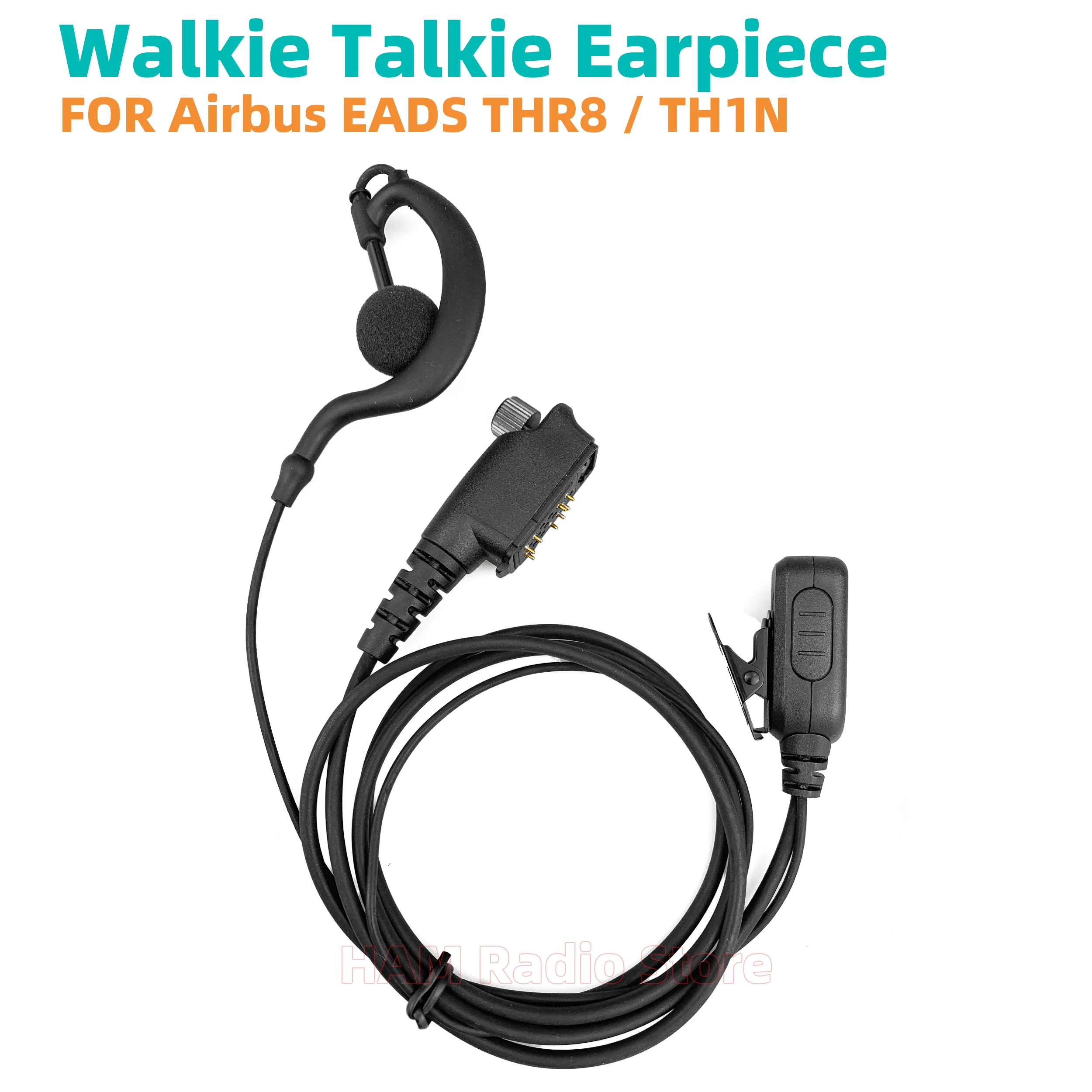 EADS Walkie Talkie Earpiece Headset For Airbus EADS Radio THR8 TH1N TETRA Two-Way Radio Earphone
EADS Walkie Talkie Earpiece Headset For Airbus EADS Radio THR8 TH1N TETRA Two-Way Radio Earphone