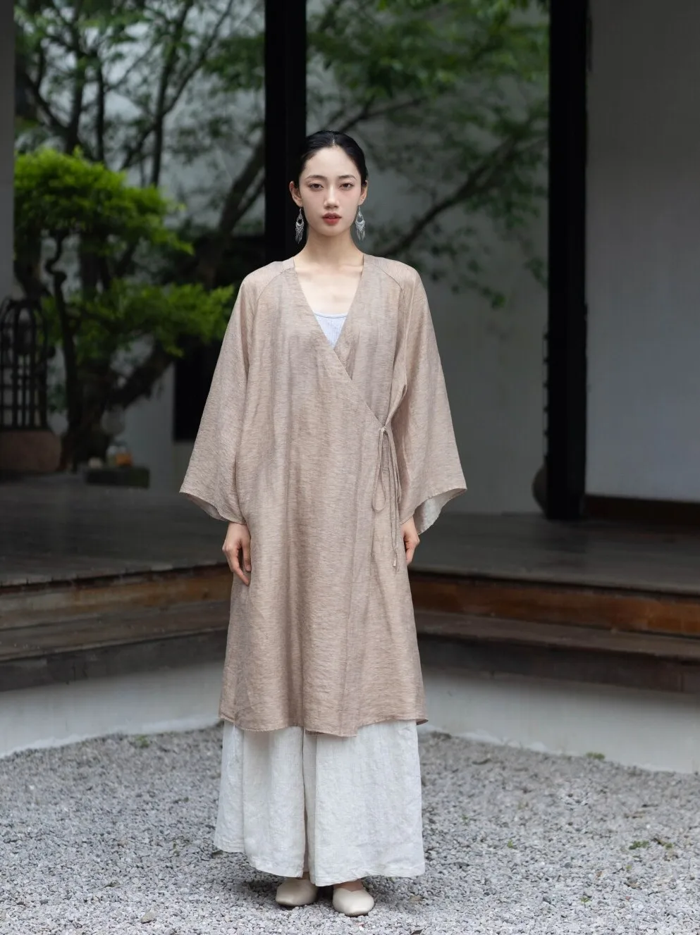Loose Long Silk Linen irt with Belt Large Simple Old Money Sle Layered Clothing Commute Sle Pure Color irt
Loose Long Silk Linen irt with Belt Large Simple Old Money Sle Layered Clothing Commute Sle Pure Color irt