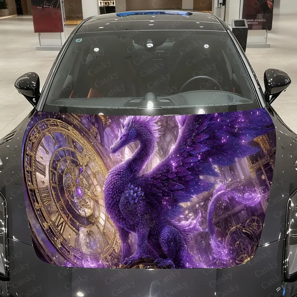 Time Gate Purple Winged Dragon Car Vinyl Wrap, PVC Waterproof Car Hood Sticker, Self-Adhesive Scratch-Resistant Stickers
Time Gate Purple Winged Dragon Car Vinyl Wrap, PVC Waterproof Car Hood Sticker, Self-Adhesive Scratch-Resistant Stickers