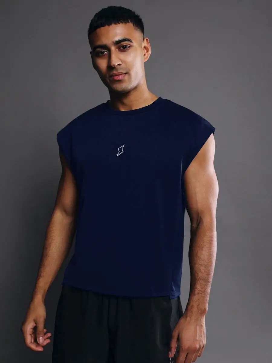 Mens Sleeveless Athletic Tank Top Blue Gym Wear Casual Muscle Tee
Mens Sleeveless Athletic Tank Top Blue Gym Wear Casual Muscle Tee