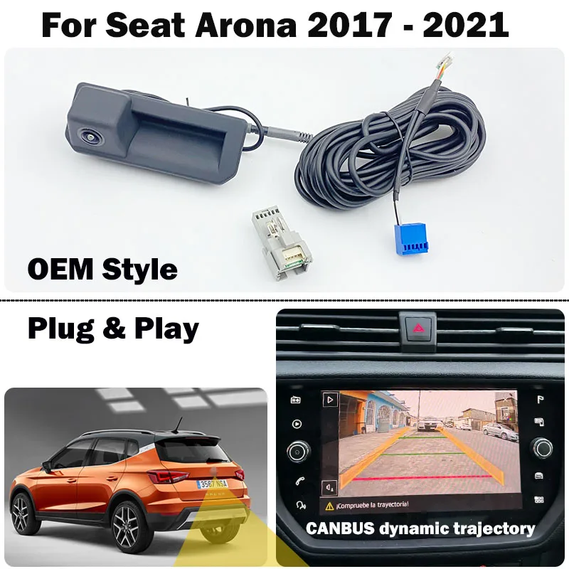 Автомобильная камера заднего вида для Seat Arona 2017, 2018, 2019, 2020 2021, блок MIB2, аксессуары в стиле OEM Plug & Play
Автомобильная камера заднего вида для Seat Arona 2017, 2018, 2019, 2020 2021, блок MIB2, аксессуары в стиле OEM Plug & Play