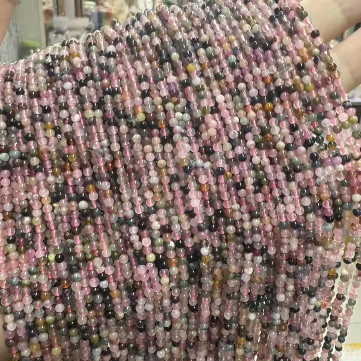 100% Natural Stone Beads Mixed Color Tourmaline Stone Round Loose Beads 2 3mm For Bracelets Necklace Diy Jewelry Making
100% Natural Stone Beads Mixed Color Tourmaline Stone Round Loose Beads 2 3mm For Bracelets Necklace Diy Jewelry Making
