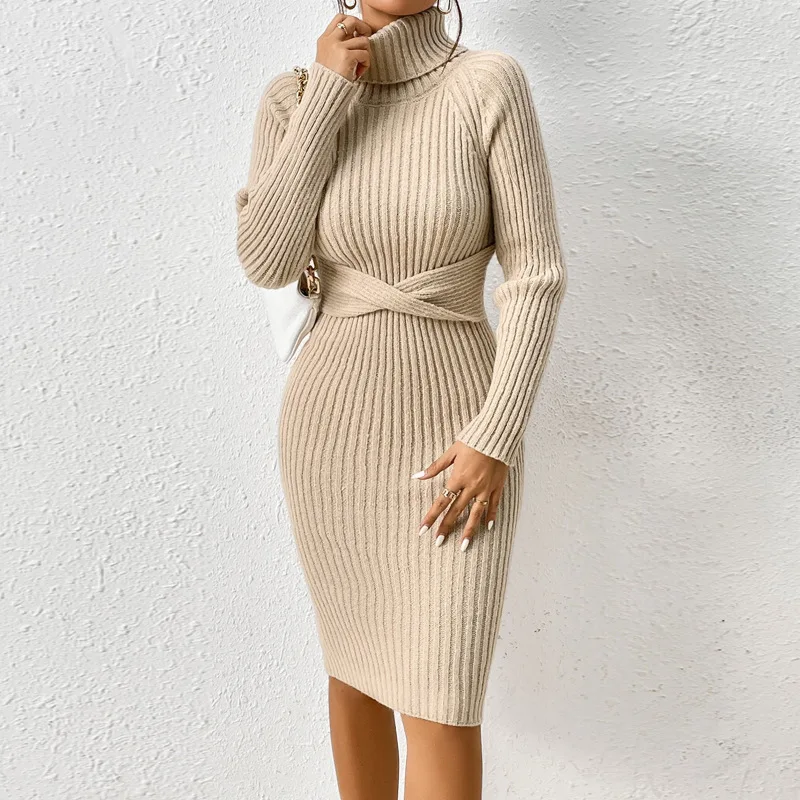 Md1013 Women's Autumn and Winter New Outfit, High Neck Slim Fit Sweater Dress Kawaii Goth 2025 Summer Dress Robe Vestido Women
Md1013 Women's Autumn and Winter New Outfit, High Neck Slim Fit Sweater Dress Kawaii Goth 2025 Summer Dress Robe Vestido Women