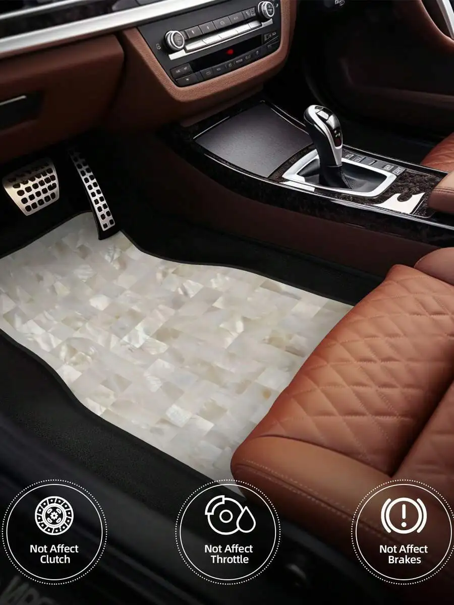 Mother Of Pearl Beige 4-Piece All-Weather Floor Mats Universal Fit For SUV Truck Van Easy Clean
Mother Of Pearl Beige 4-Piece All-Weather Floor Mats Universal Fit For SUV Truck Van Easy Clean