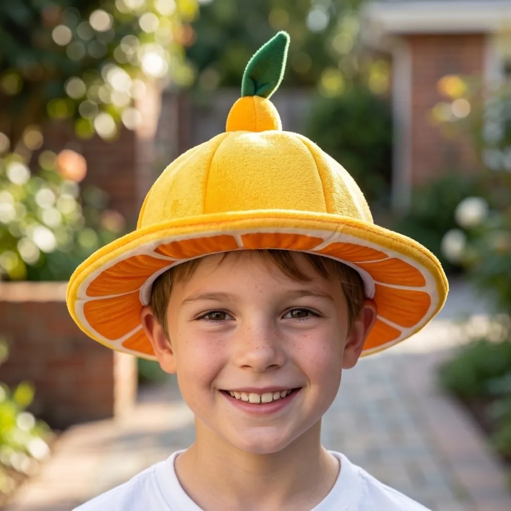 Cartoon Creative Orange Hat Cute Soft Orange Headgear Novelty Lightweight Halloween Cap Festival Event
Cartoon Creative Orange Hat Cute Soft Orange Headgear Novelty Lightweight Halloween Cap Festival Event