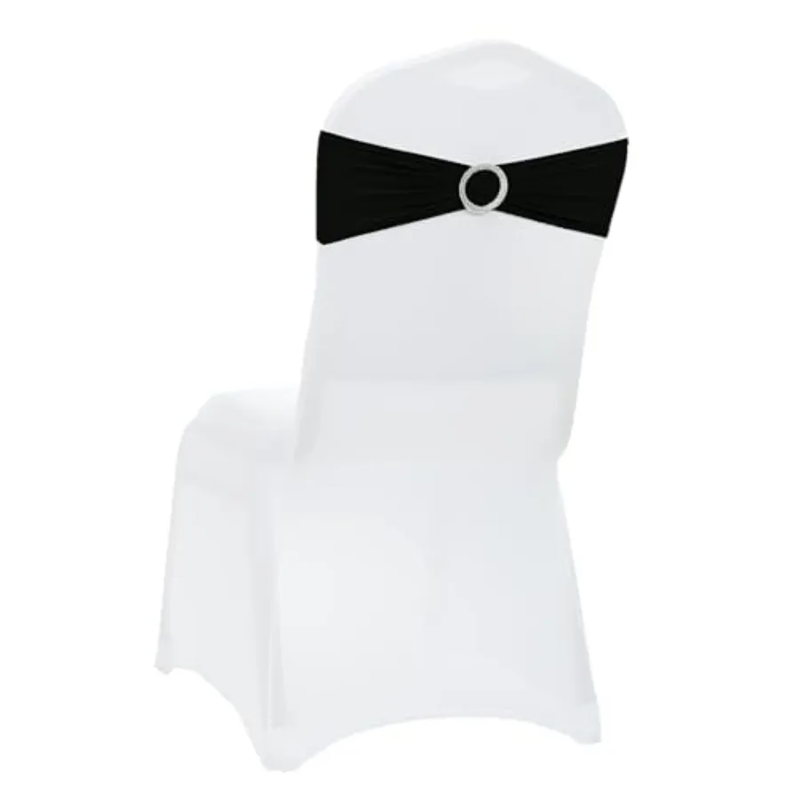 Spandex Chair Sashes Bows 0 S Stretch Elastic Banquet Universal Folding Chair Band Tie with Silver Buckle Slider for Wedding Pa
Spandex Chair Sashes Bows 0 S Stretch Elastic Banquet Universal Folding Chair Band Tie with Silver Buckle Slider for Wedding Pa