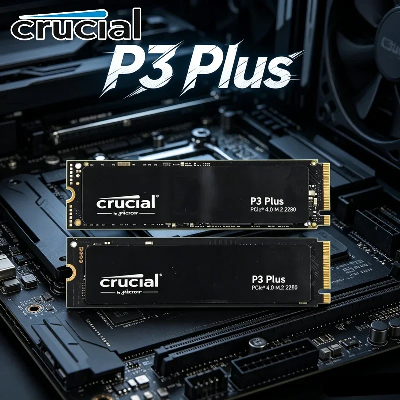 Crucial P3 Plus M.2 2280 PCIe Gen4 NVMe SSD 1TB 2TB,3D NAND High Speed OEM Gaming Drive for Laptop Desktop PC
Crucial P3 Plus M.2 2280 PCIe Gen4 NVMe SSD 1TB 2TB,3D NAND High Speed OEM Gaming Drive for Laptop Desktop PC