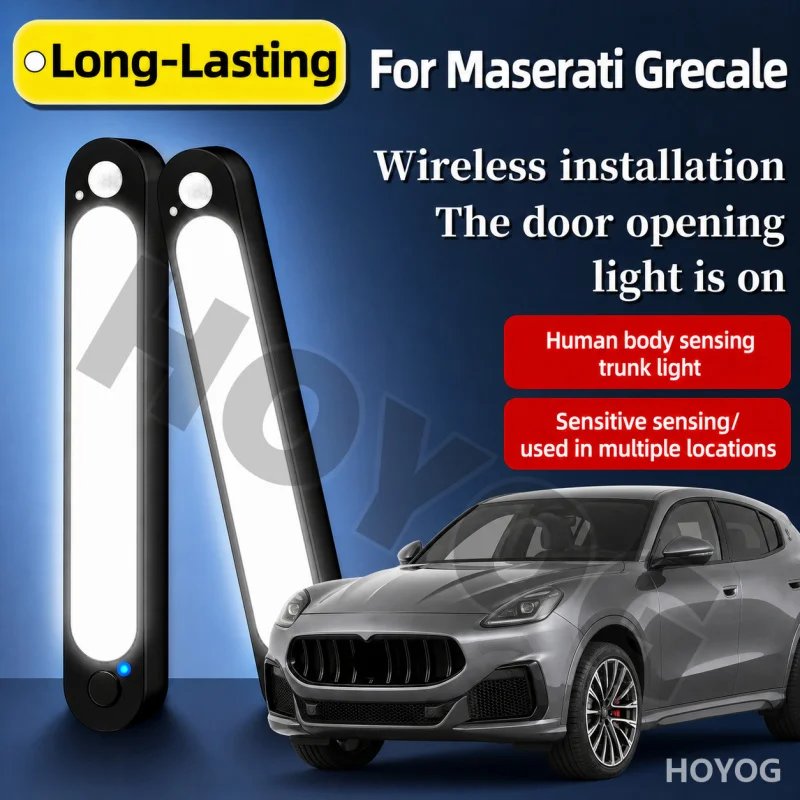 For Maserati Grecale 2022-2026 Car Boot Light LED Lamp Motion Sensor Magnetic USB Rechargeable Trunk Cargo Light SUV Interior
For Maserati Grecale 2022-2026 Car Boot Light LED Lamp Motion Sensor Magnetic USB Rechargeable Trunk Cargo Light SUV Interior