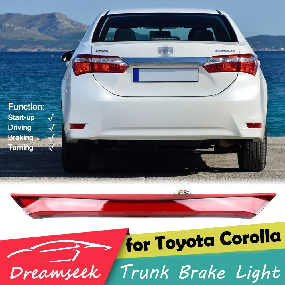 LED Trunk Brake Light for Toyota Corolla EURO Version 2014 2015 2016 2017 2018 Rear Lamp with Dynamic Sequential Turn Signal
LED Trunk Brake Light for Toyota Corolla EURO Version 2014 2015 2016 2017 2018 Rear Lamp with Dynamic Sequential Turn Signal