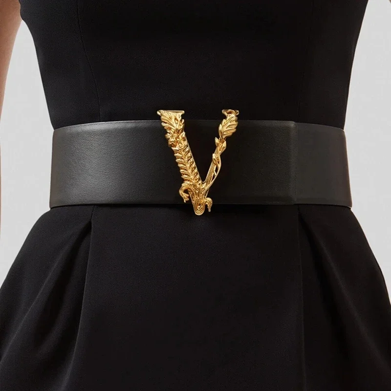 2025 New Wide 7CM Luxury Brand Famous Designer Fashion Reversible Women Belt Ladies Girdle New Leather Belt for womendress
2025 New Wide 7CM Luxury Brand Famous Designer Fashion Reversible Women Belt Ladies Girdle New Leather Belt for womendress