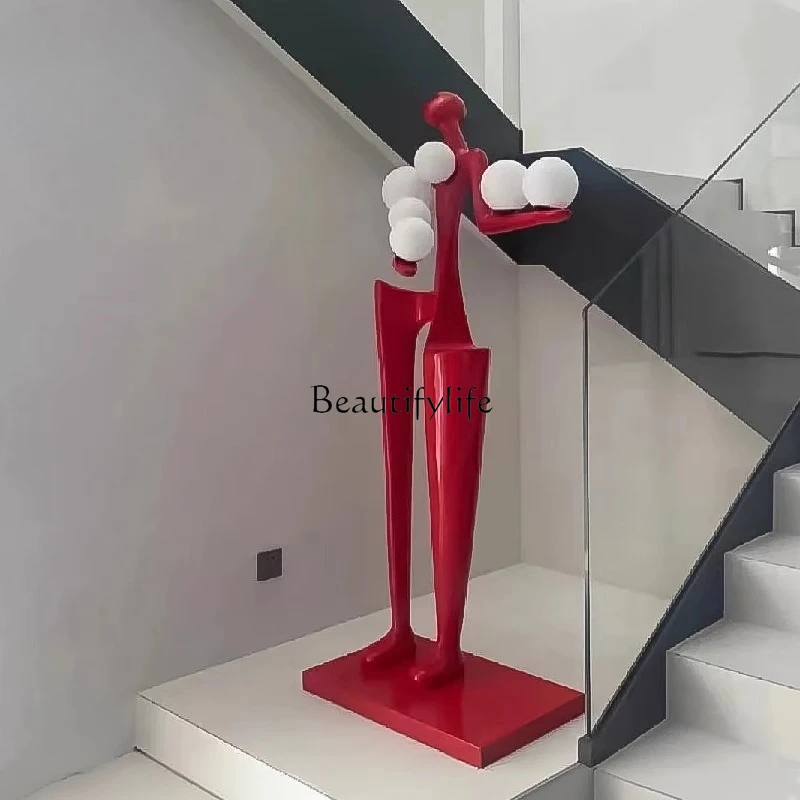 Welcome figure sculpture light luxury floor luminous object humanoid floor ornament
Welcome figure sculpture light luxury floor luminous object humanoid floor ornament