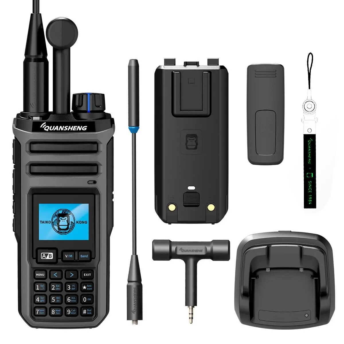 Quansheng TK-11(5) Professional Dual Band VHF/UHF Walkie Talkie 10W PMR446 Radio with 999 Channels, IP55 Waterproof, Type-C & 2500mAh Battery, CE Certified Two Way Radio for Outdoor Commercial Use
Quansheng TK-11(5) Professional Dual Band VHF/UHF Walkie Talkie 10W PMR446 Radio with 999 Channels, IP55 Waterproof, Type-C & 2500mAh Battery, CE Certified Two Way Radio for Outdoor Commercial Use