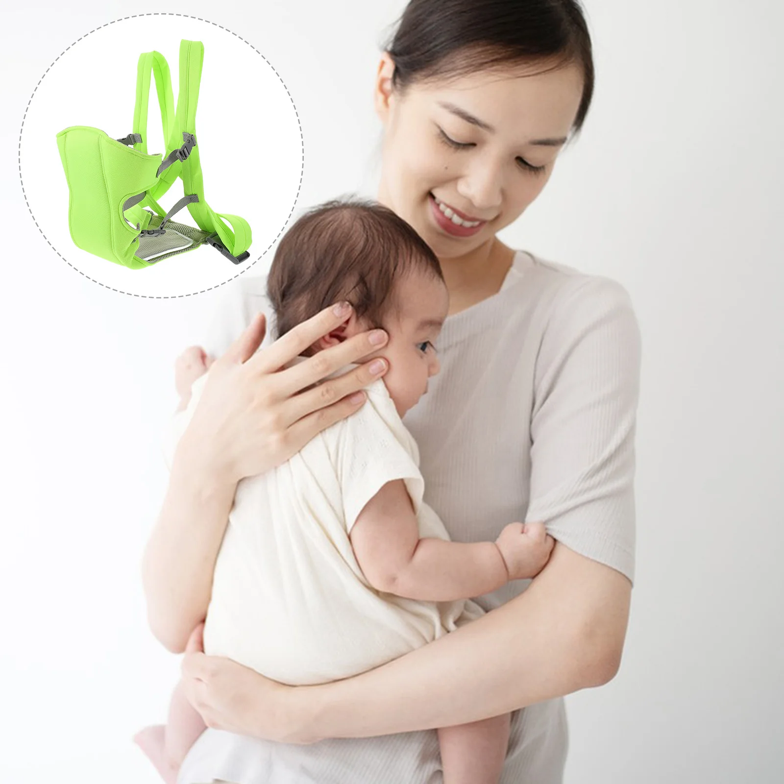 Breathable Baby Carrier Light Green Mesh Newborn Toddler Front Back Wear Adjustable Infant Body Holder Hip Seat
Breathable Baby Carrier Light Green Mesh Newborn Toddler Front Back Wear Adjustable Infant Body Holder Hip Seat
