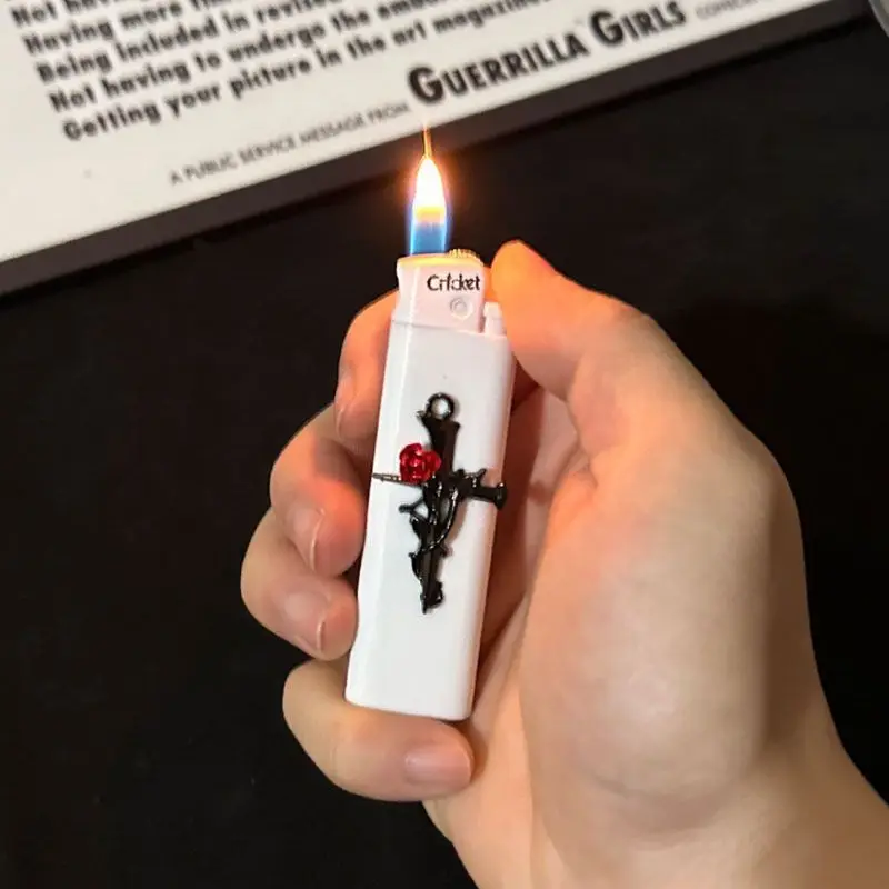 2025 New Trendy Inflatable Grinding Wheel Windproof Lighter Retro Gothic Style Lighter Gift forMen's Cigarette Accessories
2025 New Trendy Inflatable Grinding Wheel Windproof Lighter Retro Gothic Style Lighter Gift forMen's Cigarette Accessories