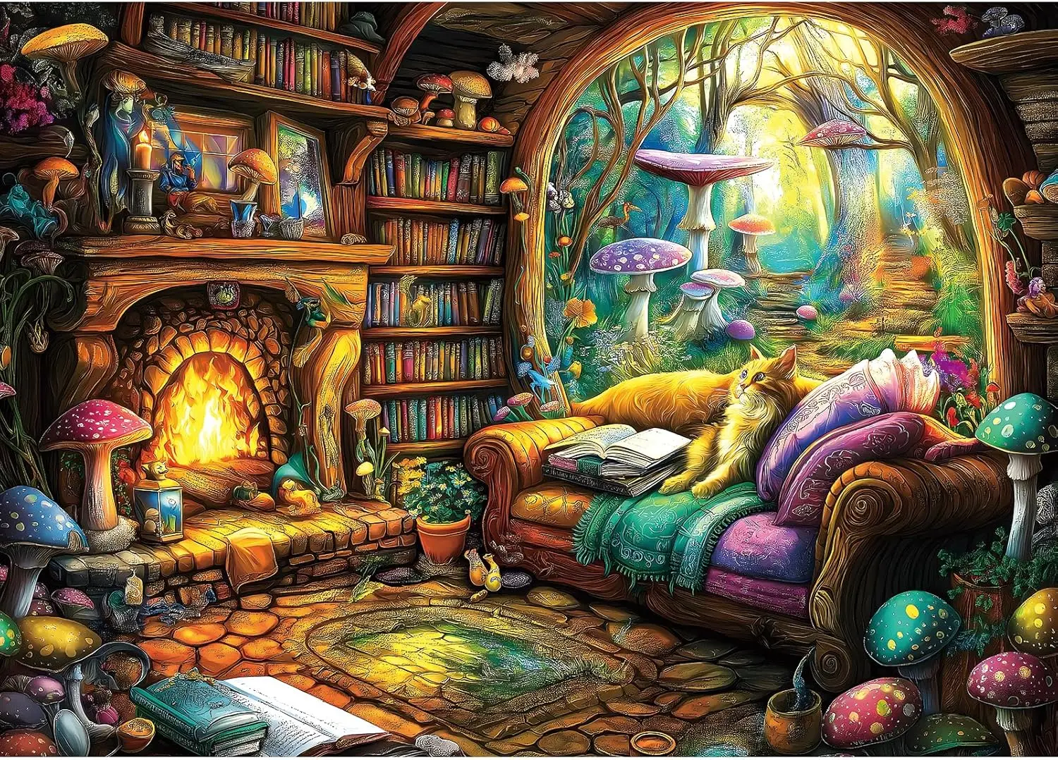 Пазл «Фантастический лес» (520-1500 деталей) для снятия стресса и декора дома, сложный, для игровых вечеров
Пазл «Фантастический лес» (520-1500 деталей) для снятия стресса и декора дома, сложный, для игровых вечеров