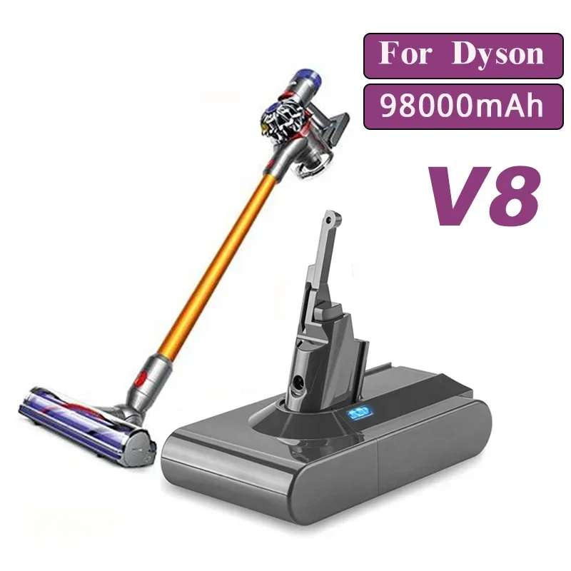 Dyson V8 21.6V 98000mAh Replacement Battery for Dyson V8 Absolute Cord-Free Vacuum Handheld Vacuum Cleaner Dyson V8 Battery
Dyson V8 21.6V 98000mAh Replacement Battery for Dyson V8 Absolute Cord-Free Vacuum Handheld Vacuum Cleaner Dyson V8 Battery