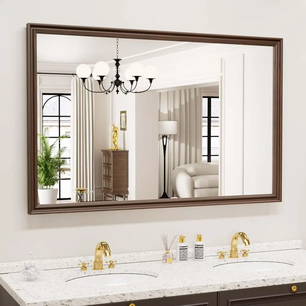 Ретро-зеркало для ванной из меди, 48x30 дюймов, бронзовое зеркало с эффектом потертости, классическое винтажное настенное зеркало, зеркало для туалетного столика в стиле кантри, Te
Ретро-зеркало для ванной из меди, 48x30 дюймов, бронзовое зеркало с эффектом потертости, классическое винтажное настенное зеркало, зеркало для туалетного столика в стиле кантри, Te