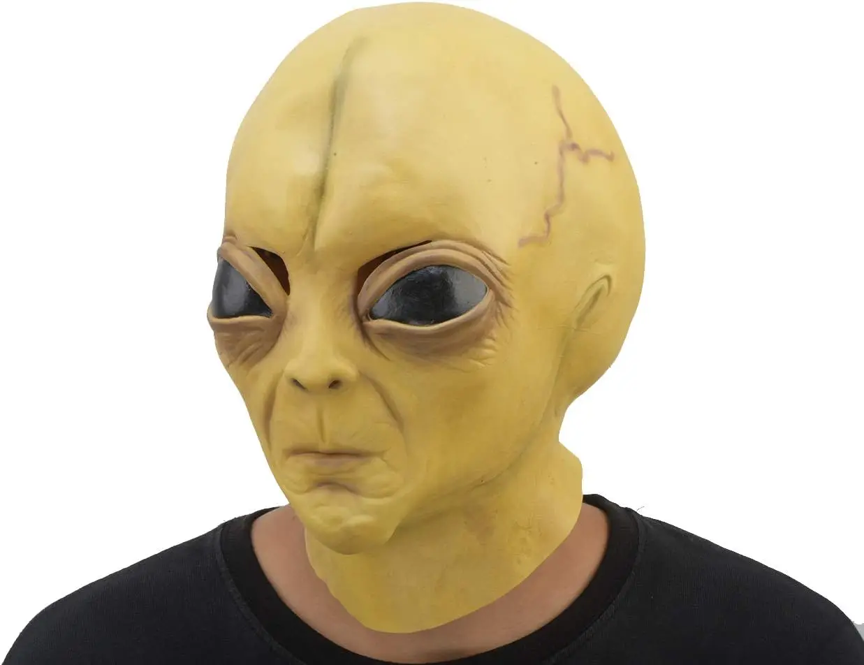 Creepy Alien Halloween Cosplay Costume Mask for Adults, Scary Party Decoration, Props
Creepy Alien Halloween Cosplay Costume Mask for Adults, Scary Party Decoration, Props