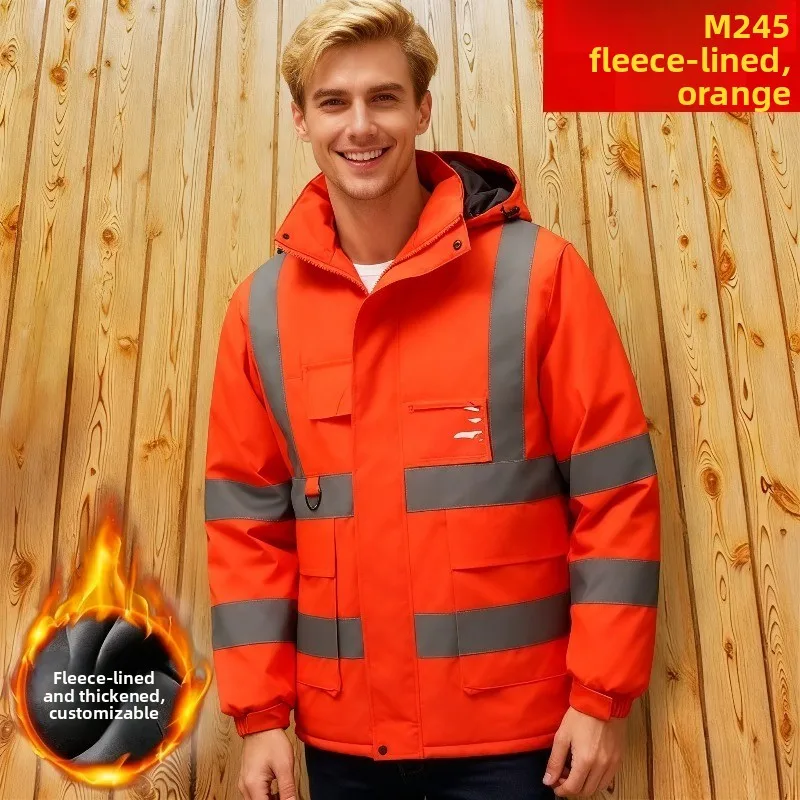 Зимняя рабочая куртка для мужчин, водонепроницаемое ветрозащитное светоотражающее термопальто, устойчивая к истиранию парка на флисовой подкладке
Зимняя рабочая куртка для мужчин, водонепроницаемое ветрозащитное светоотражающее термопальто, устойчивая к истиранию парка на флисовой подкладке