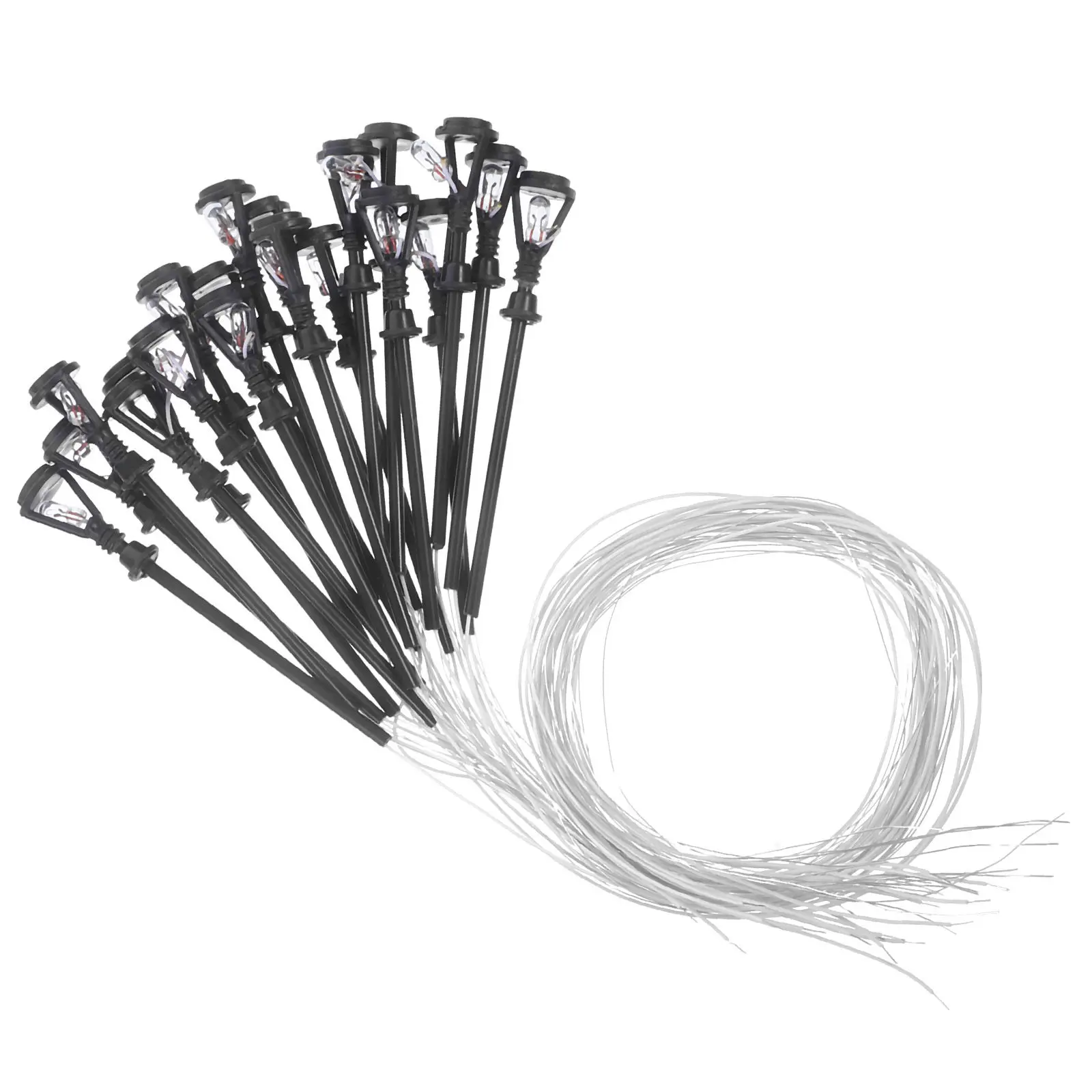 20Pcs Decorative Mini Street Lamps for Miniature Garden Path Sand Table Scene Lighting Micro Landscape Yard Lamp Decor
20Pcs Decorative Mini Street Lamps for Miniature Garden Path Sand Table Scene Lighting Micro Landscape Yard Lamp Decor