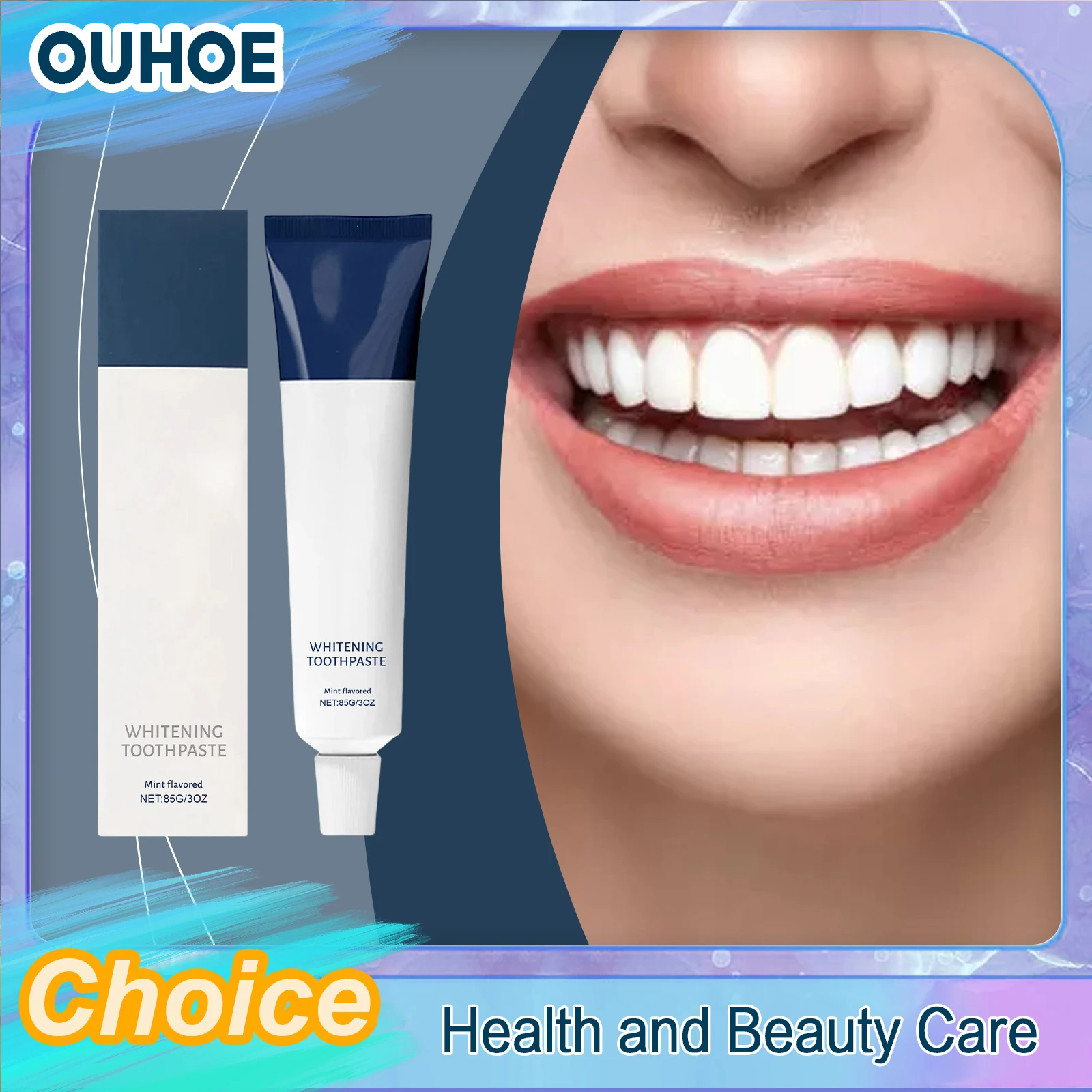 Whitening Toothpaste Removes Years of Stains Yellow Cleansing Plaque Relieve Gums Decay Fresh Bad Breath Refreshing Oral Care
Whitening Toothpaste Removes Years of Stains Yellow Cleansing Plaque Relieve Gums Decay Fresh Bad Breath Refreshing Oral Care