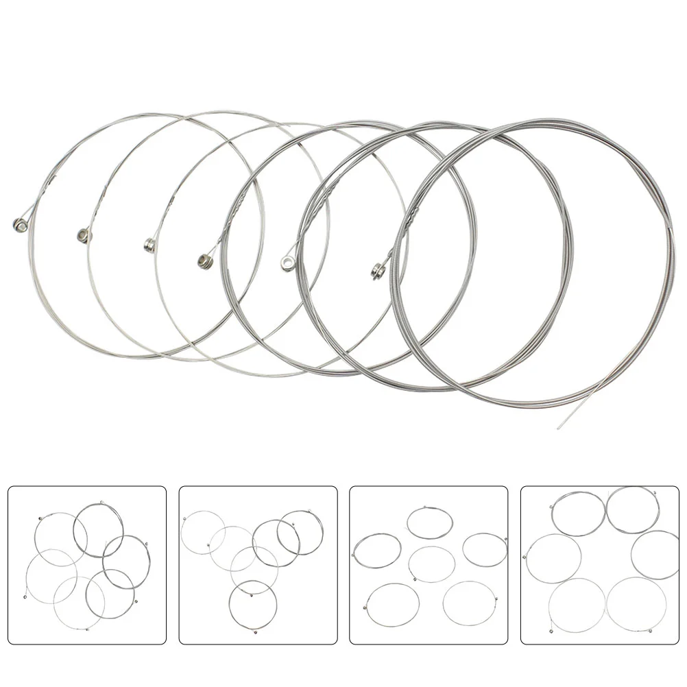 6pcs Guitar Strings Replacement Electric Guitar Strings Steel Strings Guitar Accessories stainless steel guitar strings
6pcs Guitar Strings Replacement Electric Guitar Strings Steel Strings Guitar Accessories stainless steel guitar strings