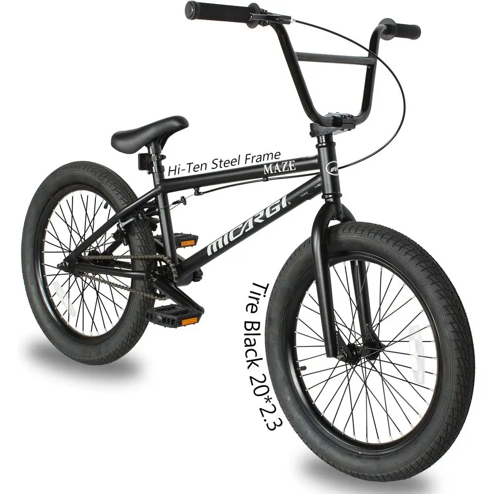 20-inch BMX Bike with Hi-Ten Steel Frame and Micro Drive 25x9T Gearing
20-inch BMX Bike with Hi-Ten Steel Frame and Micro Drive 25x9T Gearing