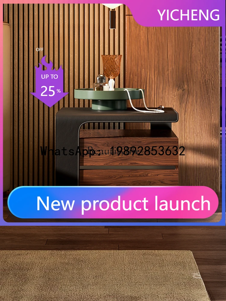 LYY Simple luxury series, Italian retro bedside table, locker, antique bedside table in the master bedroom
LYY Simple luxury series, Italian retro bedside table, locker, antique bedside table in the master bedroom