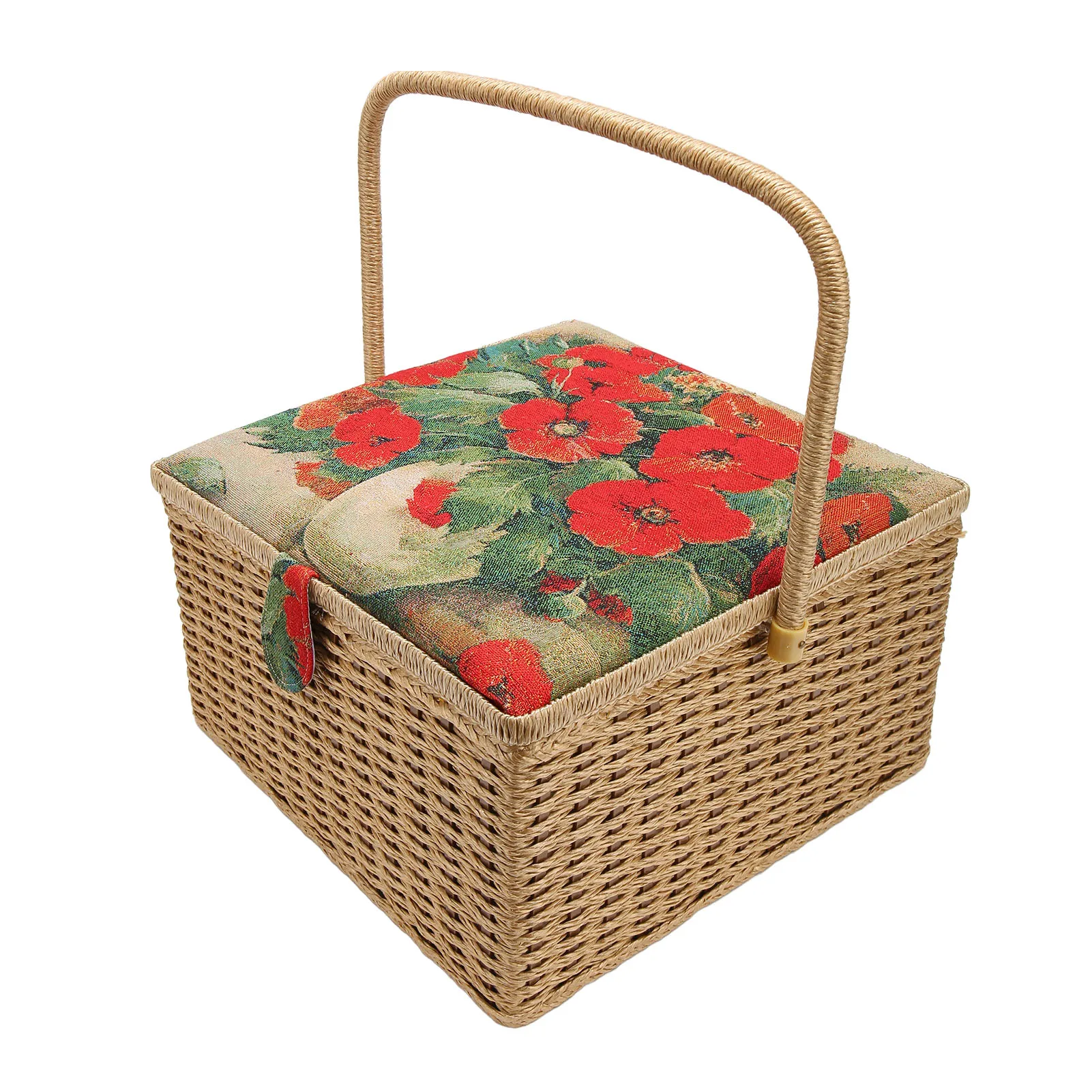 Sewing Basket Large Capacity Lightweight Portable Sewing Storage Box with Removable Tray Sewing Basket for Home Sewing Organizer
Sewing Basket Large Capacity Lightweight Portable Sewing Storage Box with Removable Tray Sewing Basket for Home Sewing Organizer