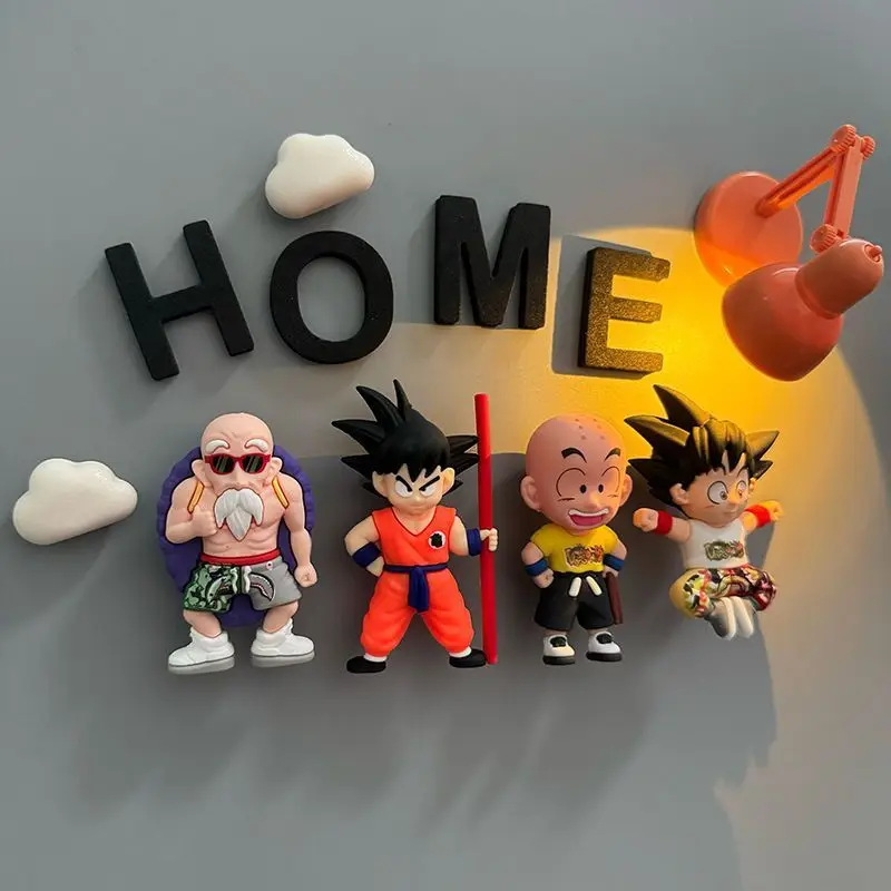 Creative cartoon "Dragon Ball" refrigerator magnet with magnetic attachment of Sun Wukong, Klin Turtle, and Sheng Xian
Creative cartoon "Dragon Ball" refrigerator magnet with magnetic attachment of Sun Wukong, Klin Turtle, and Sheng Xian