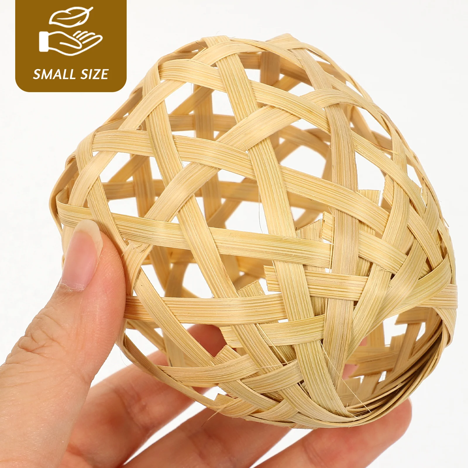 4pcs Bamboo Lamp Handwoven Mini Round Shade Soft Light Rustic Home Hanging Ceiling Lights Cover Pendant Lampshade Replacement
4pcs Bamboo Lamp Handwoven Mini Round Shade Soft Light Rustic Home Hanging Ceiling Lights Cover Pendant Lampshade Replacement