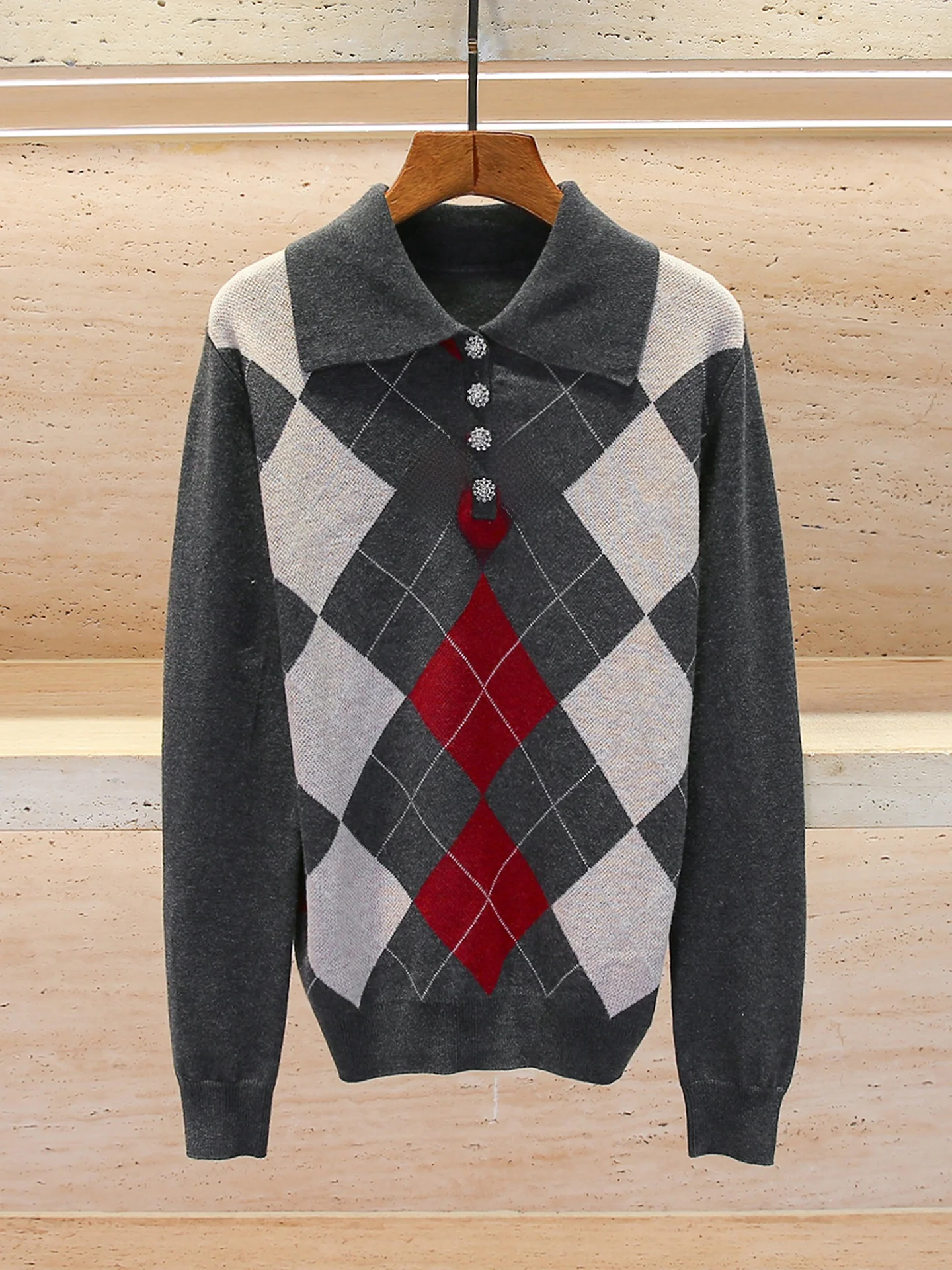 Premium Women's Knitted Ne Sweater Autumn Winter College Sle Diamond Patterned Top Quali Soft Medium Thin Lon...
Premium Women's Knitted Ne Sweater Autumn Winter College Sle Diamond Patterned Top Quali Soft Medium Thin Lon...