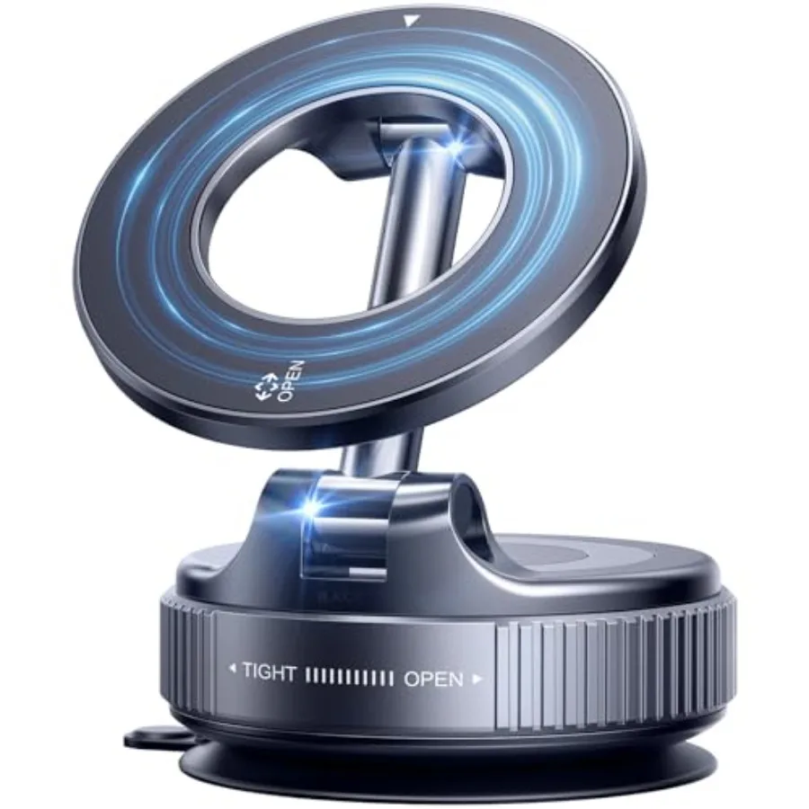 Vacuum Suction Magnetic Phone Holder, 2025 Upgraded Vacuum Suction Cup Mount for Magsafe, 360° Adjustable Foldable Portable Mag
Vacuum Suction Magnetic Phone Holder, 2025 Upgraded Vacuum Suction Cup Mount for Magsafe, 360° Adjustable Foldable Portable Mag