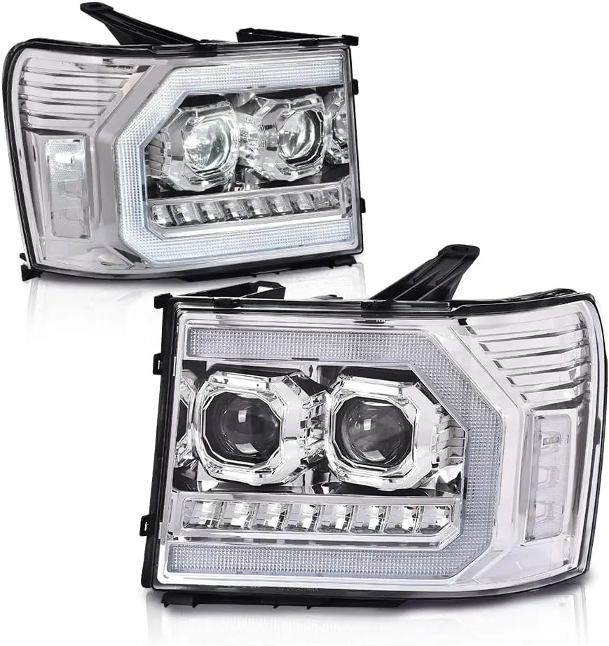 Светодиодные фары DRL, совместимые с GMC Sierra 1500 2007-2013, подходят для GMC Sierra 2500HD 3500HD 07-14 левые и правые фары Clear Len
Светодиодные фары DRL, совместимые с GMC Sierra 1500 2007-2013, подходят для GMC Sierra 2500HD 3500HD 07-14 левые и правые фары Clear Len