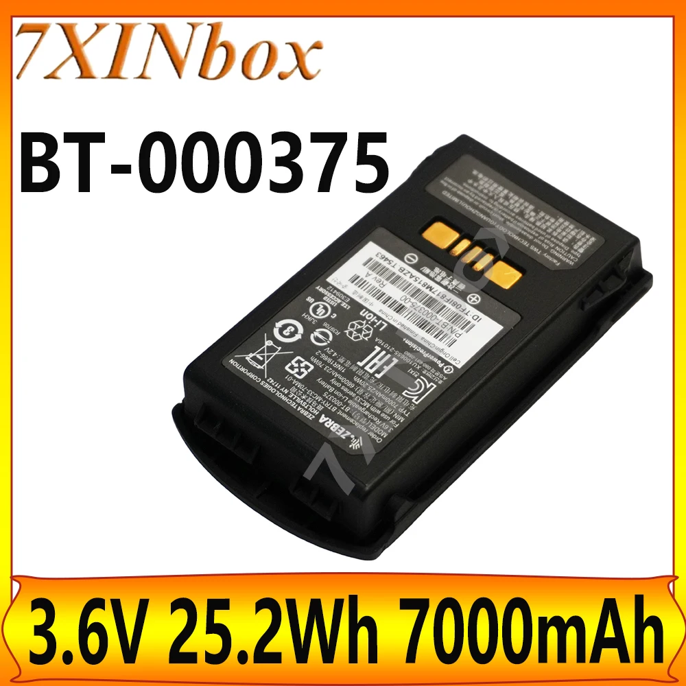 7XINbox BT-000375 BT-000338 BT-000337 3.6V 25.2Wh 7000mAh Battery For Zebra MC33 MC330 MC330AX MC3300 MC3300X Brand new
7XINbox BT-000375 BT-000338 BT-000337 3.6V 25.2Wh 7000mAh Battery For Zebra MC33 MC330 MC330AX MC3300 MC3300X Brand new
