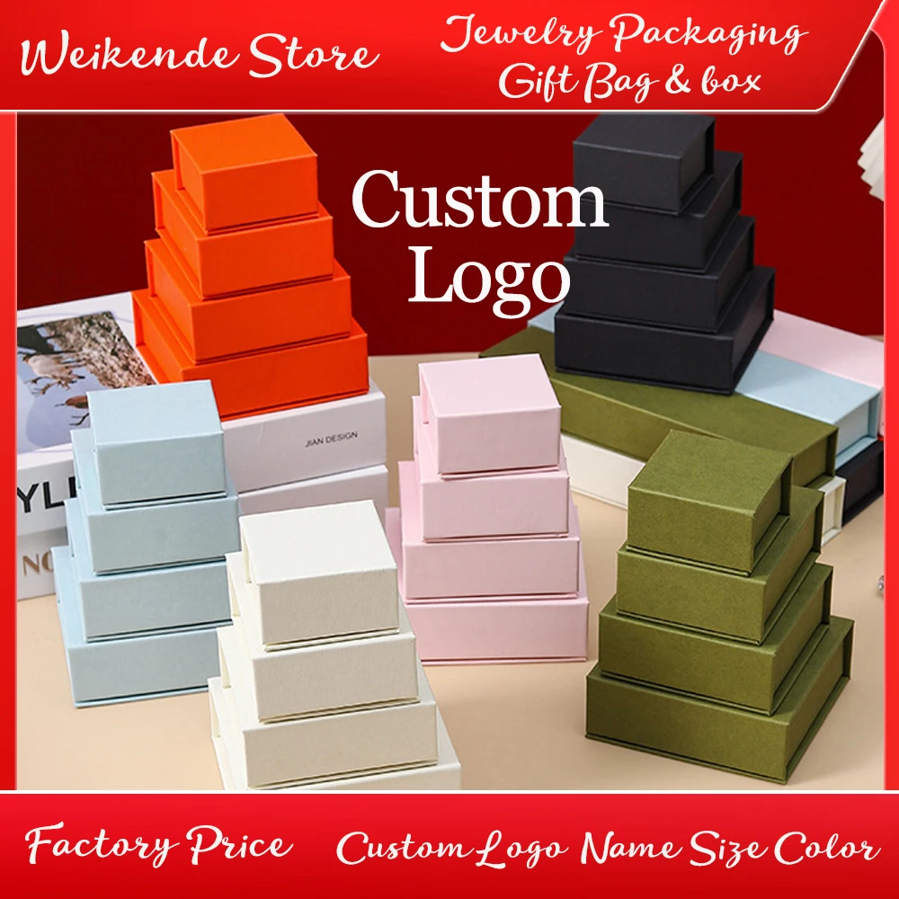 Custom Logo Cardboard Gift Case Jewelry Packaging Flap Magnetic Box with Black Sponge Travel Earrings Bracelet Organizer Boxes
Custom Logo Cardboard Gift Case Jewelry Packaging Flap Magnetic Box with Black Sponge Travel Earrings Bracelet Organizer Boxes
