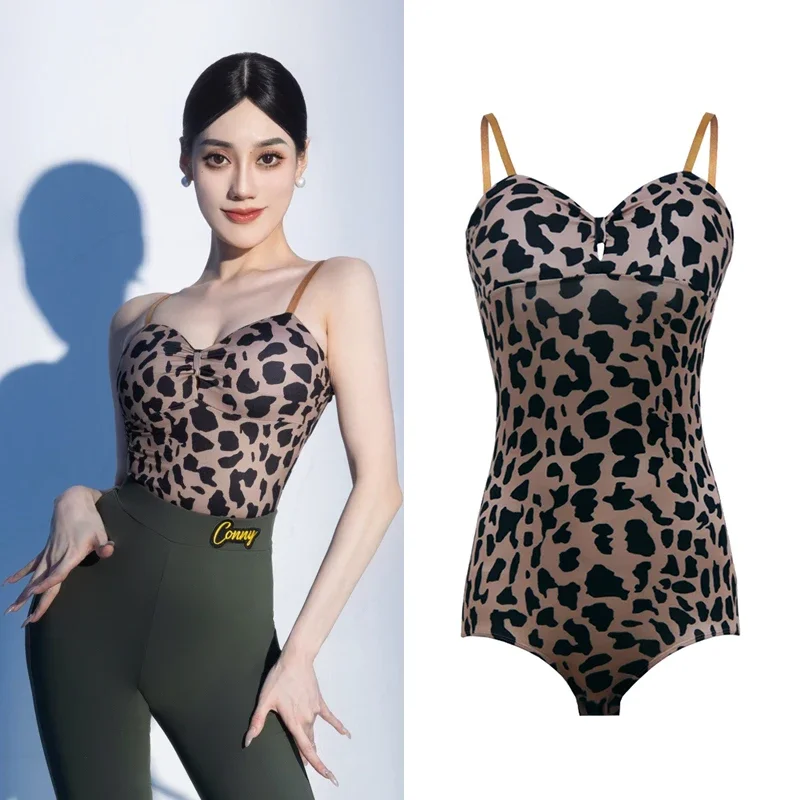 Summer New Latin Dance Short Tops Leopard Print Sleeveless Tops For Womens Ballroom Dance Performance Practice Clothing
Summer New Latin Dance Short Tops Leopard Print Sleeveless Tops For Womens Ballroom Dance Performance Practice Clothing