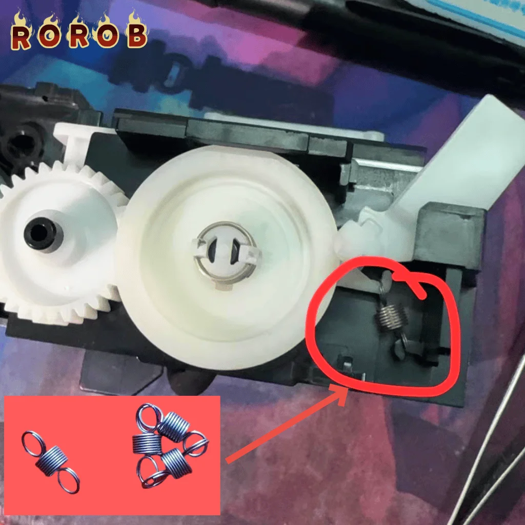 Пружина чернильного насоса, шестерня для EPSON L1110 L3110 L3150 L3151 L3156 L3250 L3251 L3210 L3256, насос принтера, система чернил, укупорочная система
Пружина чернильного насоса, шестерня для EPSON L1110 L3110 L3150 L3151 L3156 L3250 L3251 L3210 L3256, насос принтера, система чернил, укупорочная система