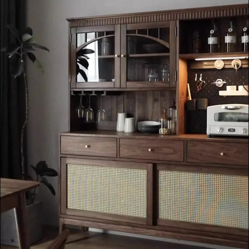 Nordic retro side , black walnut wine , tea , locker, cupboard, solid wood household wall American cabinet
Nordic retro side , black walnut wine , tea , locker, cupboard, solid wood household wall American cabinet