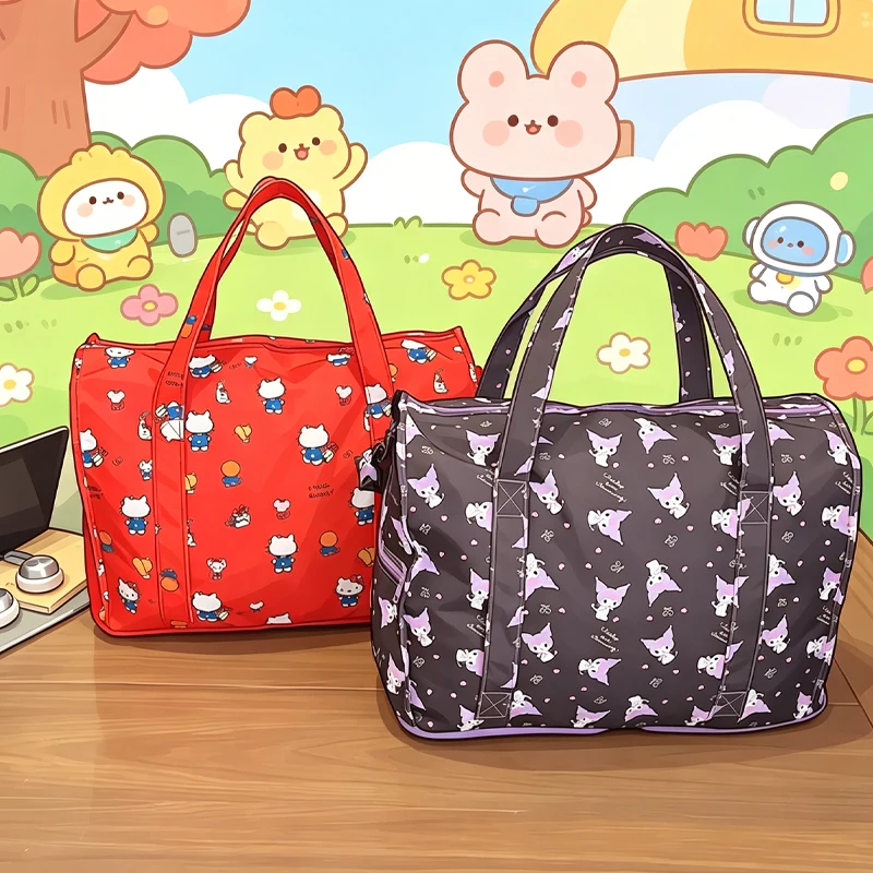 Girl Hello Kittys Travel Bag Cute Short-Distance Kawaii Cartoon Kuromi Large Capacity Bags for Woman Foldable Luggage Bag
Girl Hello Kittys Travel Bag Cute Short-Distance Kawaii Cartoon Kuromi Large Capacity Bags for Woman Foldable Luggage Bag