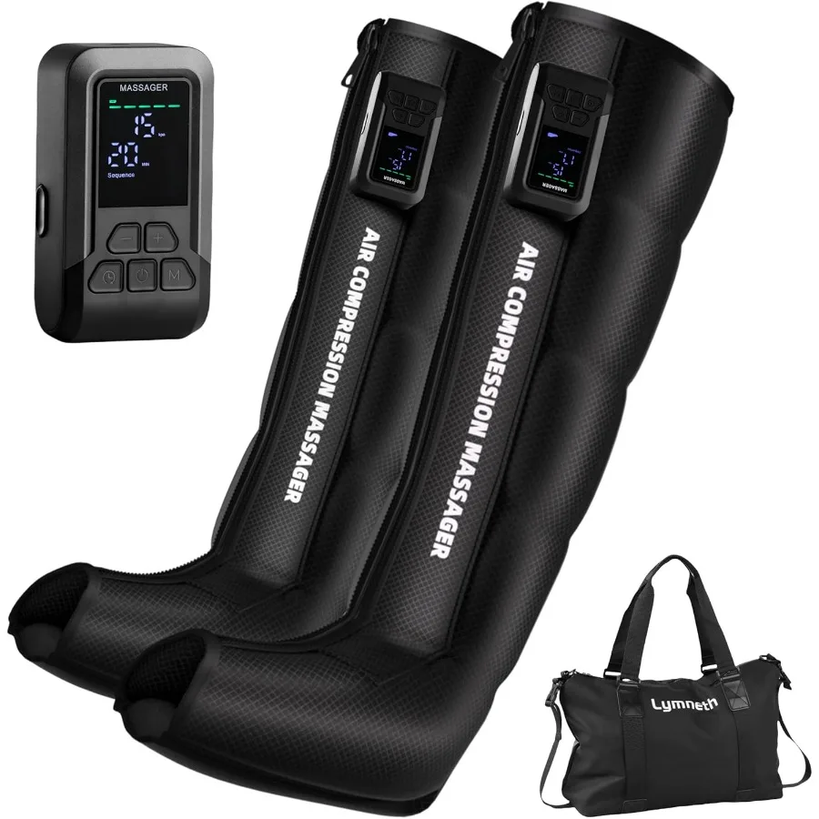 Professional Cordless Air Compression Leg Massager for Enhanced Circulation and Effective Pain Relief: Dual Controller Sequenti
Professional Cordless Air Compression Leg Massager for Enhanced Circulation and Effective Pain Relief: Dual Controller Sequenti