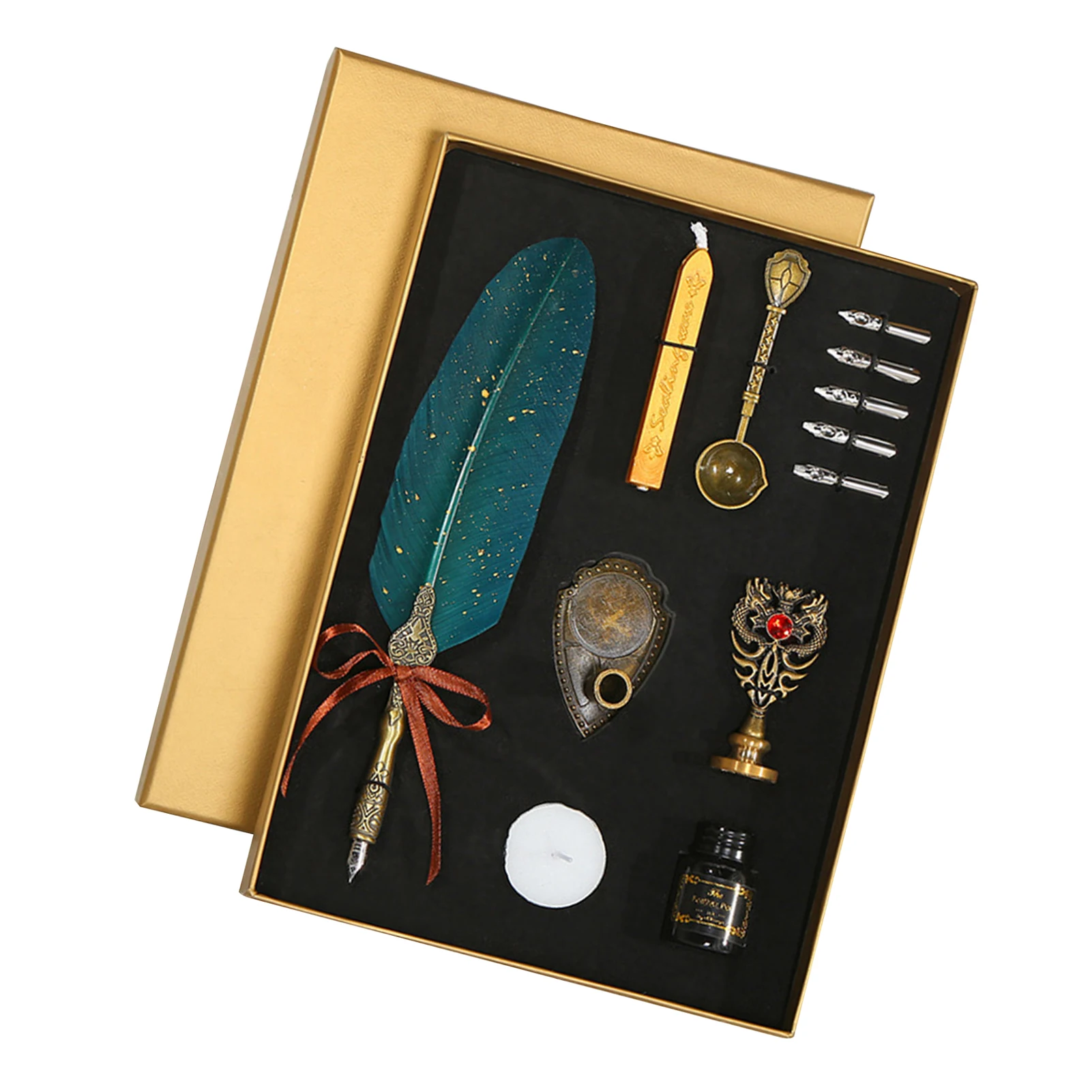 Винтажная ручка и набор чернил, блестящая перьевая ручка, перьевая ручка, ручка для каллиграфии, ручка для подписи со сменными наконечниками, ручка
Винтажная ручка и набор чернил, блестящая перьевая ручка, перьевая ручка, ручка для каллиграфии, ручка для подписи со сменными наконечниками, ручка