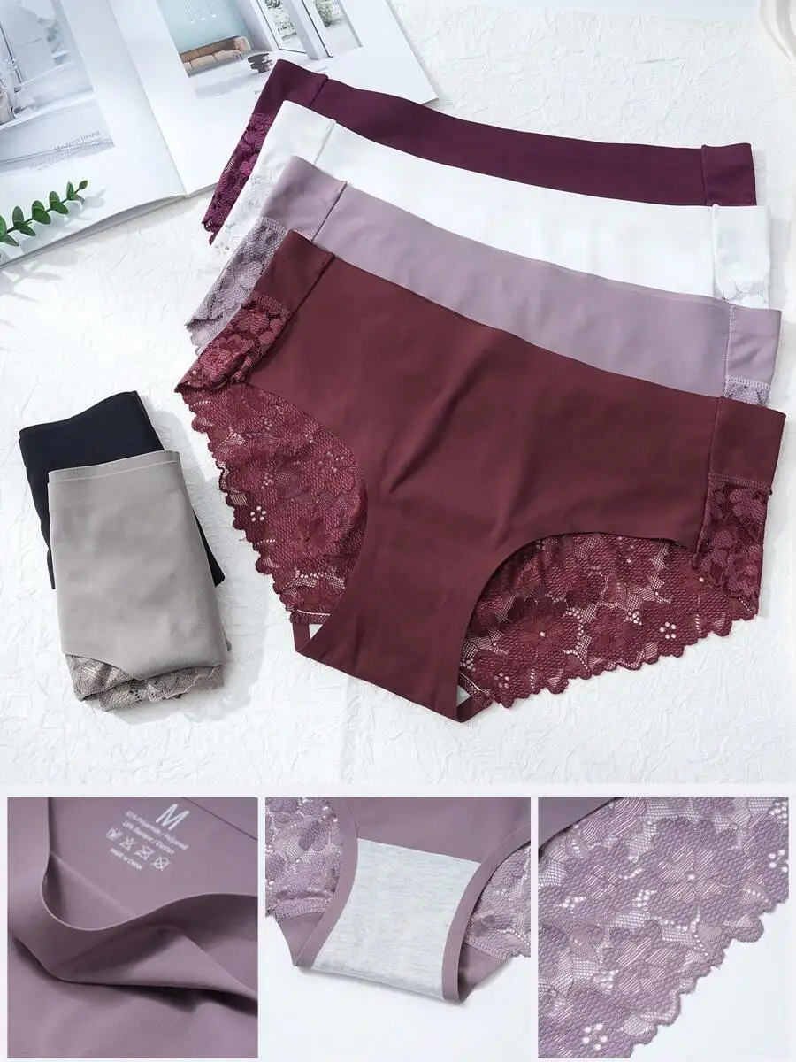 6 Pack Women Lace Cheeky Bikini Panties Soft Seamless Hipster Underwear S-XXL
6 Pack Women Lace Cheeky Bikini Panties Soft Seamless Hipster Underwear S-XXL