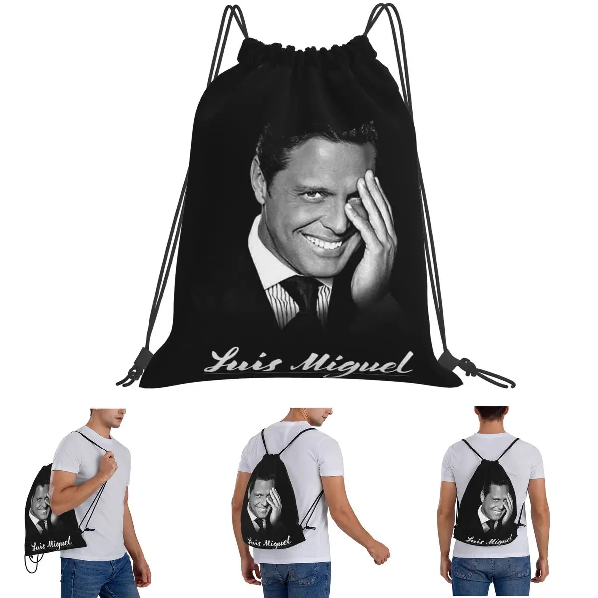 El Sol De Mexico Luis Miguel Backpacks Portable Drawstring Bags Storage Bag Book Bags for Man Woman School
El Sol De Mexico Luis Miguel Backpacks Portable Drawstring Bags Storage Bag Book Bags for Man Woman School