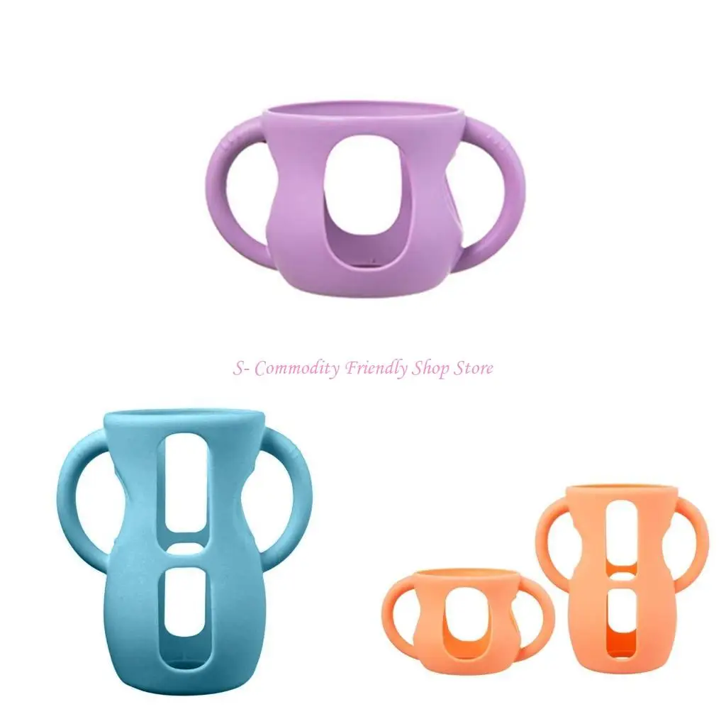 85AE Shockproof Bottle Sleeve Silicone Cover Universal Flexible Bottle Holder Drop Cover with Easy Grip Handle
85AE Shockproof Bottle Sleeve Silicone Cover Universal Flexible Bottle Holder Drop Cover with Easy Grip Handle