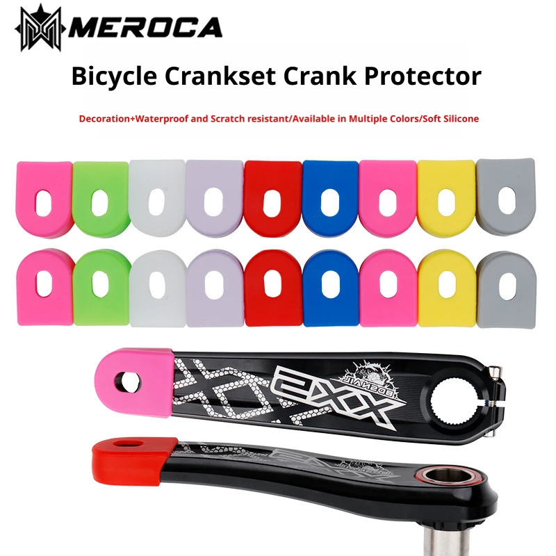 MEROCA 2pcs Crankset Crank Protector Silicone Bicycle Crank Arm Protector Cover Mountain Road Bike Universal Crankset Protective
MEROCA 2pcs Crankset Crank Protector Silicone Bicycle Crank Arm Protector Cover Mountain Road Bike Universal Crankset Protective